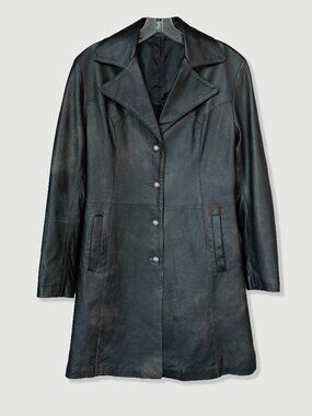 Maverick's of Santa Fe Leather Jacket Mocha Brown Classic Y2k 90s Victorian